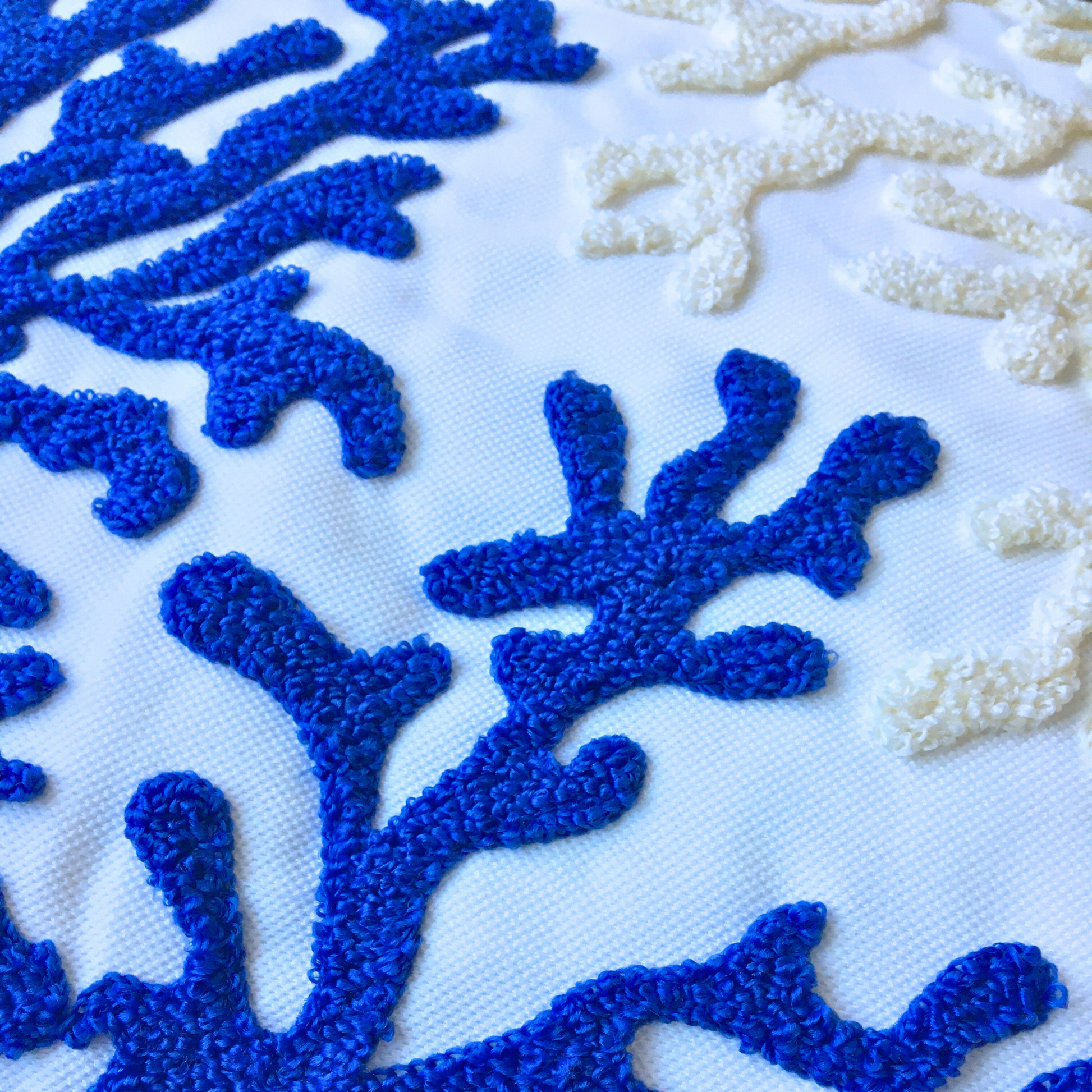 coral-reef-embroidered-pillow-cover-blue-beige-cream-color-punch-needle-pillow-cover
