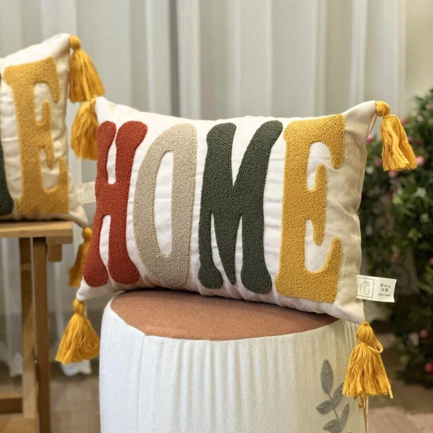 home-embroidered-throw-pillow punch-pillow-cover colorful-punch-needle-case multi-floral beautiful-&-creative unique-gift-idea
