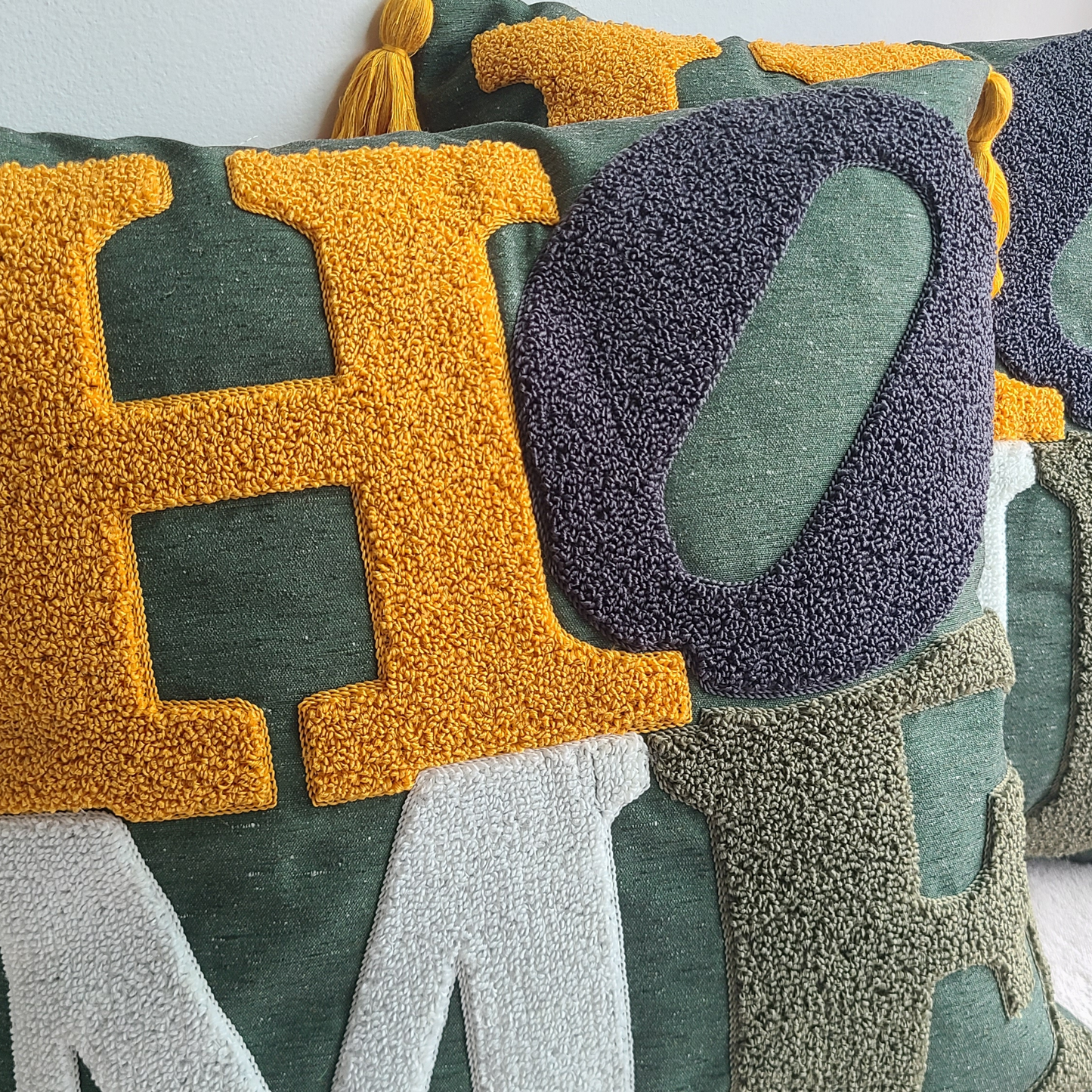 home-embroidered-throw-pillow punch-pillow-cover colorful-punch-needle-case multi-floral beautiful-&-creative unique-gift-idea