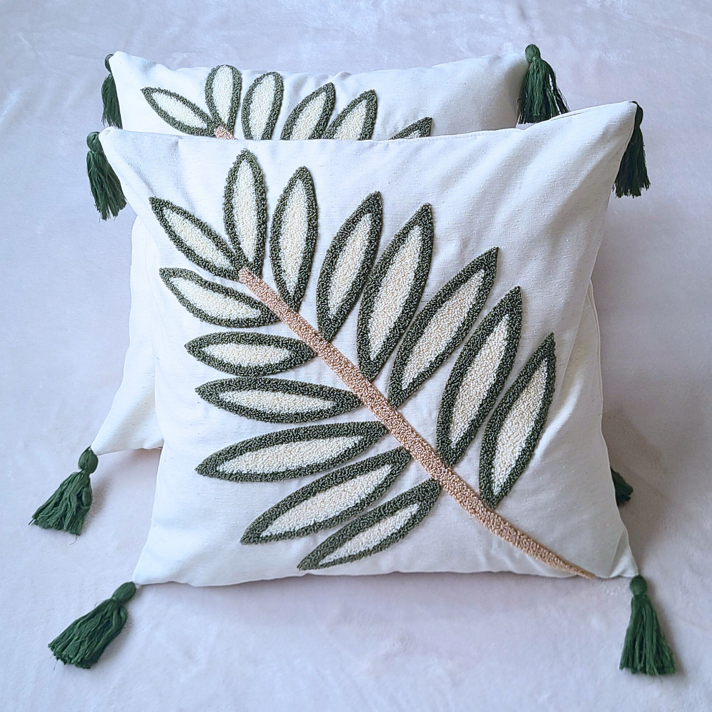 leaves-embroidered-throw-pillow-cover-punch-needle-floral-plant-pillow-cover-multi-color-design-beautiful-pillowcase-unique-gift-idea