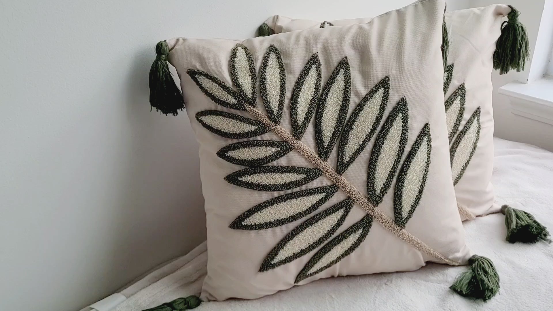 leaves-embroidered-throw-pillow-cover-punch-needle-floral-plant-pillow-cover-multi-color-design-beautiful-pillowcase-unique-gift-idea