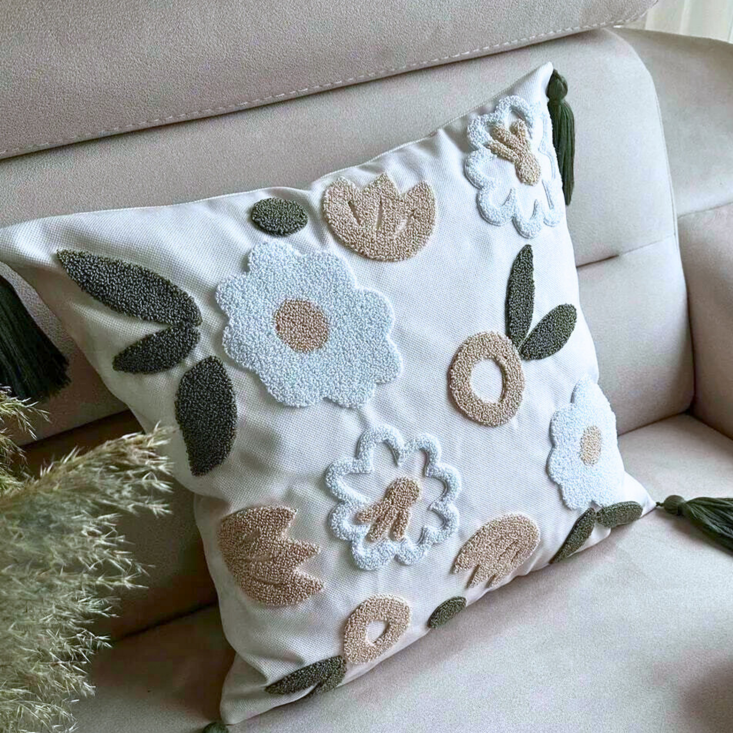 punch-pillow-cover-colorful-daisy-floral-cushion-cover-fall-punch-pillow-cases-decorative-tufted-pillow-covers-spring-decor-unique
