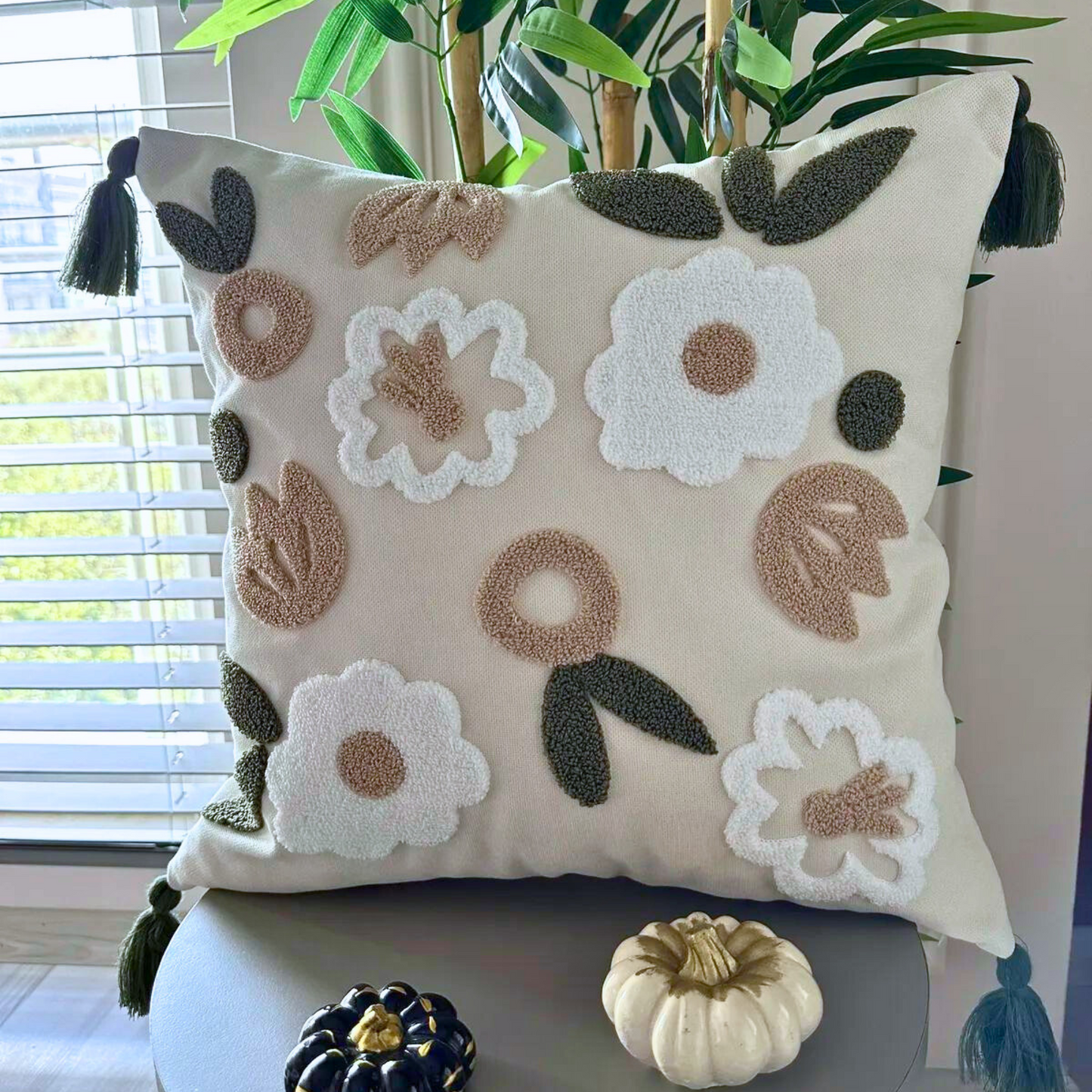 punch-pillow-cover-colorful-daisy-floral-cushion-cover-fall-punch-pillow-cases-decorative-tufted-pillow-covers-spring-decor-unique